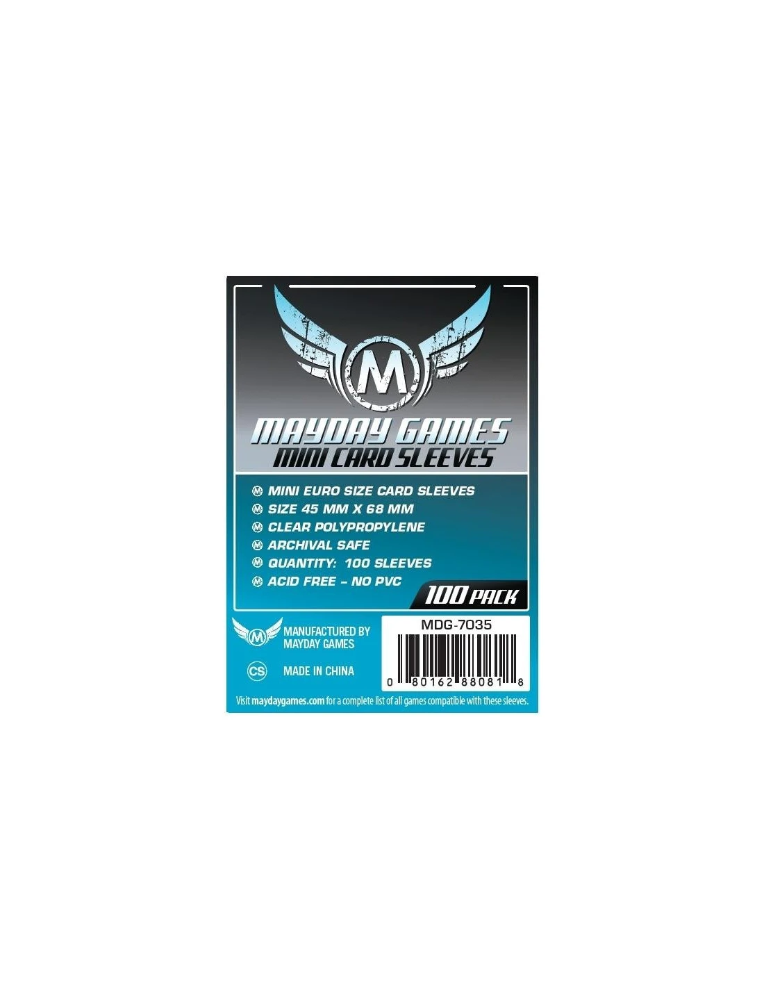 Mayday: 45mm X 68mm: Mini Euro Game Size (100 Stuks) 3 Mayday: 45mm X 68mm: Mini Euro Game Size (100 Stuks)