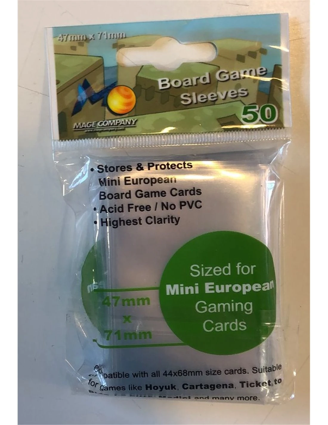 47mm X 71mm: Sleeves (50 Stuks) 3 47mm X 71mm: Sleeves (50 Stuks)