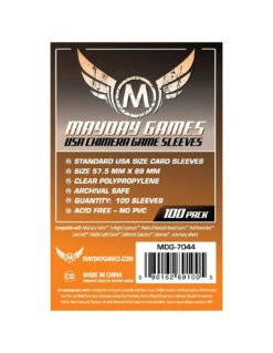 Mayday: 57,5mm X 89mm: USA Chimera Game Size (100 Stuks)
