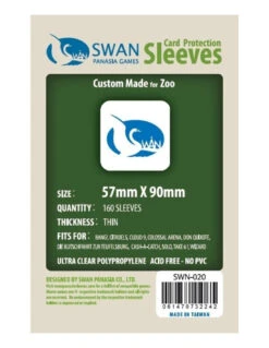 Swan: 57mm X 90mm: Sleeves (160 Stuks)