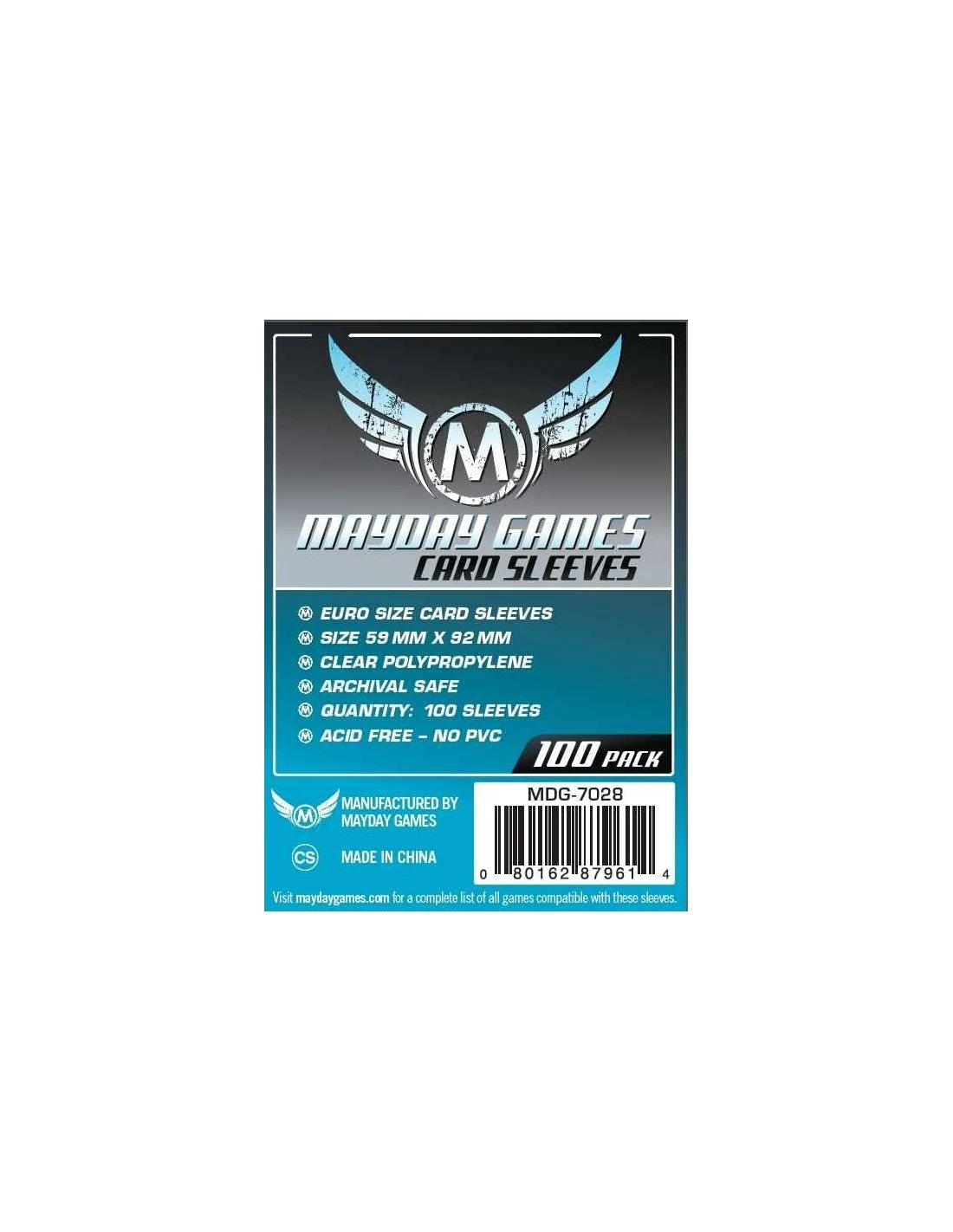 Mayday: 59mm X 92mm: Euro Game Size (100 Stuks) 3 Mayday: 59mm X 92mm: Euro Game Size (100 Stuks)