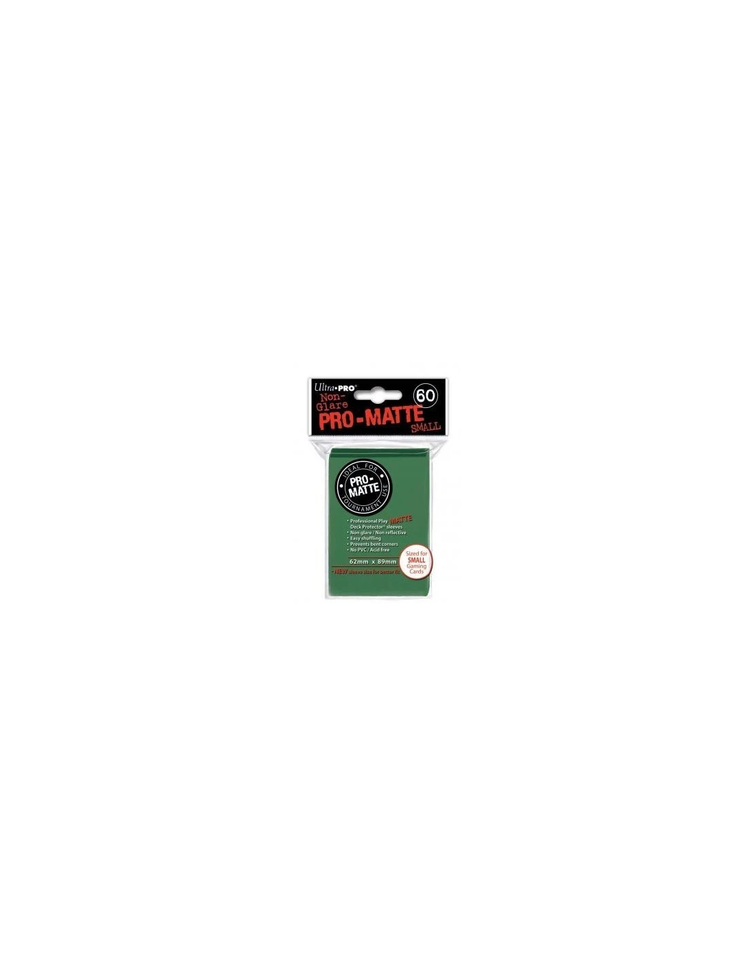 Ultra Pro 62mm X 89mm Pro-Matte Green (60 Stuks) 3 Ultra Pro 62mm X 89mm Pro-Matte Green (60 Stuks)