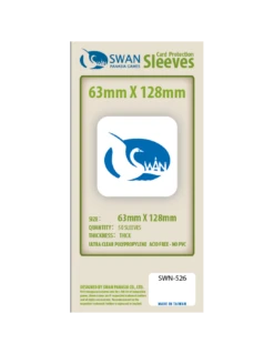 Swan: 63mm X 128mm: Sleeves Thick (50 Stuks)