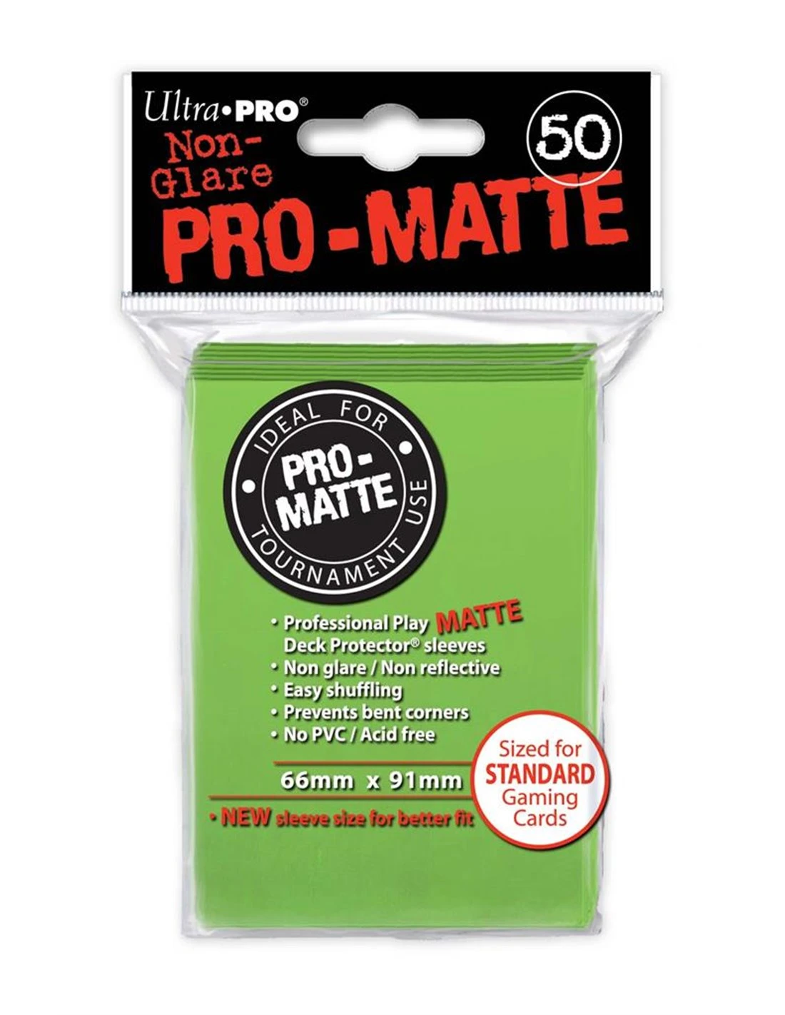 Ultra Pro 66mm X 91mm Pro-Matte Lime Green 3 Ultra Pro 66mm X 91mm Pro-Matte Lime Green