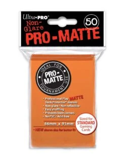 Ultra Pro 66mm X 91mm Pro-Matte Orange
