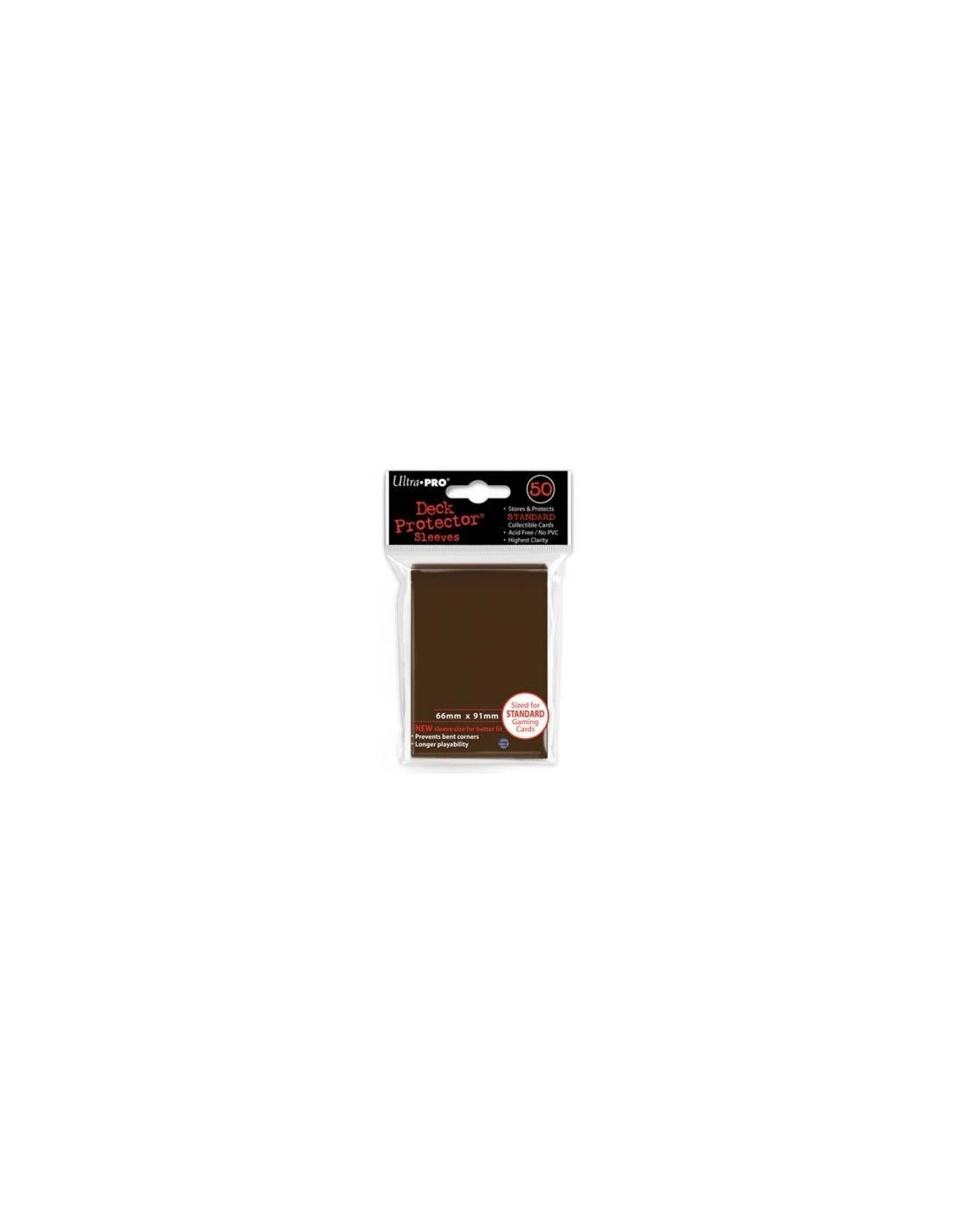 Ultra Pro 66mm X 91mm Solid Brown (50 Stuks) 3 Ultra Pro 66mm X 91mm Solid Brown (50 Stuks)