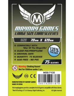 Mayday: 70mm X 120mm: WOTR: CE Card Sleeves Premium (75 Stuks)