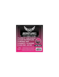 Mayday: 70mm X 70mm: Small Square Premium Card Sleeves (50 Stuks)