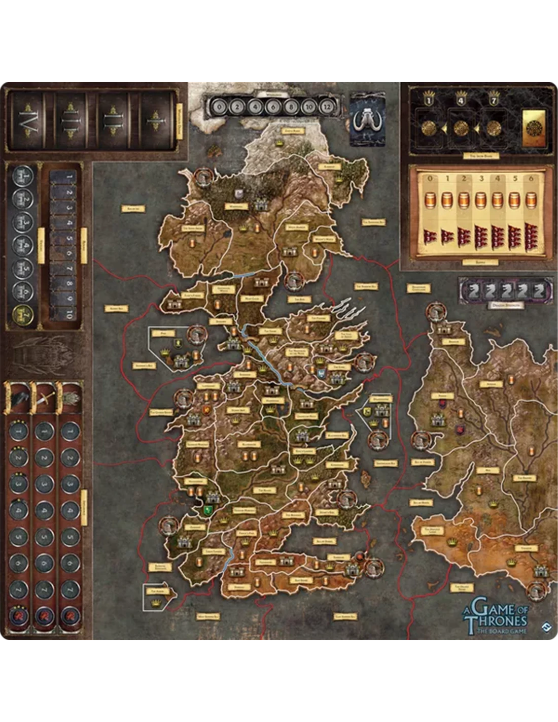 Fantasy Flight Games A Game Of Thrones: The Board Game (Second Edition) – Mother Of Dragons Deluxe Gamemat 3 Fantasy Flight Games A Game Of Thrones: The Board Game (Second Edition) – Mother Of Dragons Deluxe Gamemat