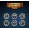 Adventure Weapons Tokens (12 Stuks) -Spel Winkel adventure weapons tokens 12 stuks
