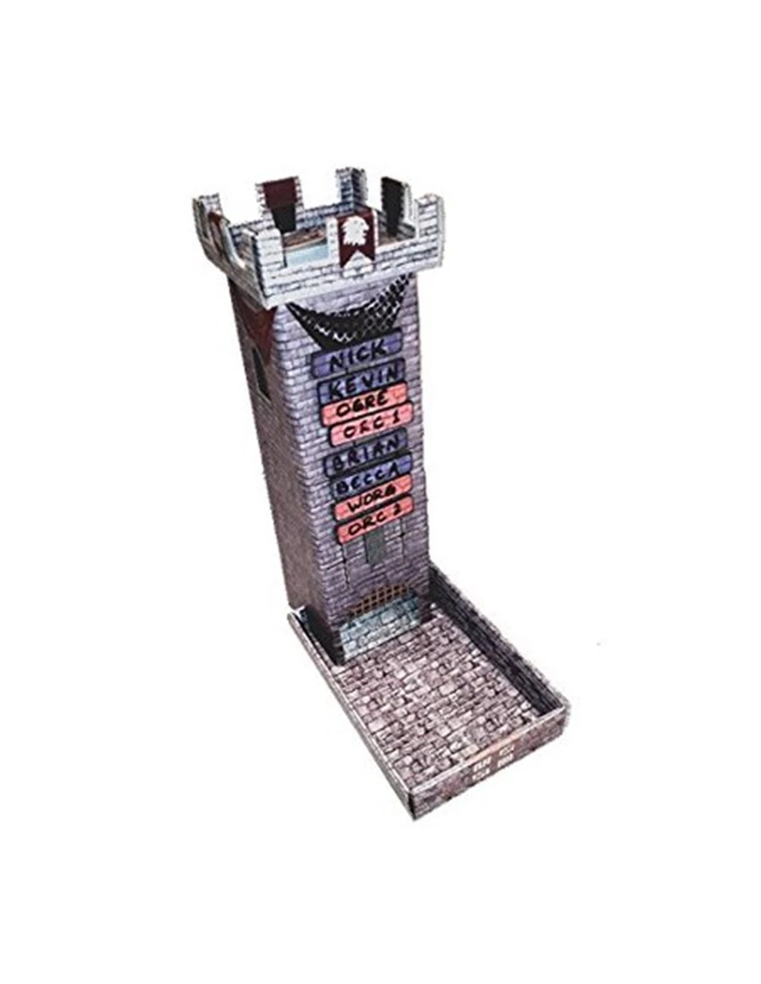 CASTLE KEEP DICE TOWER W/TRACK 3 CASTLE KEEP DICE TOWER W/TRACK