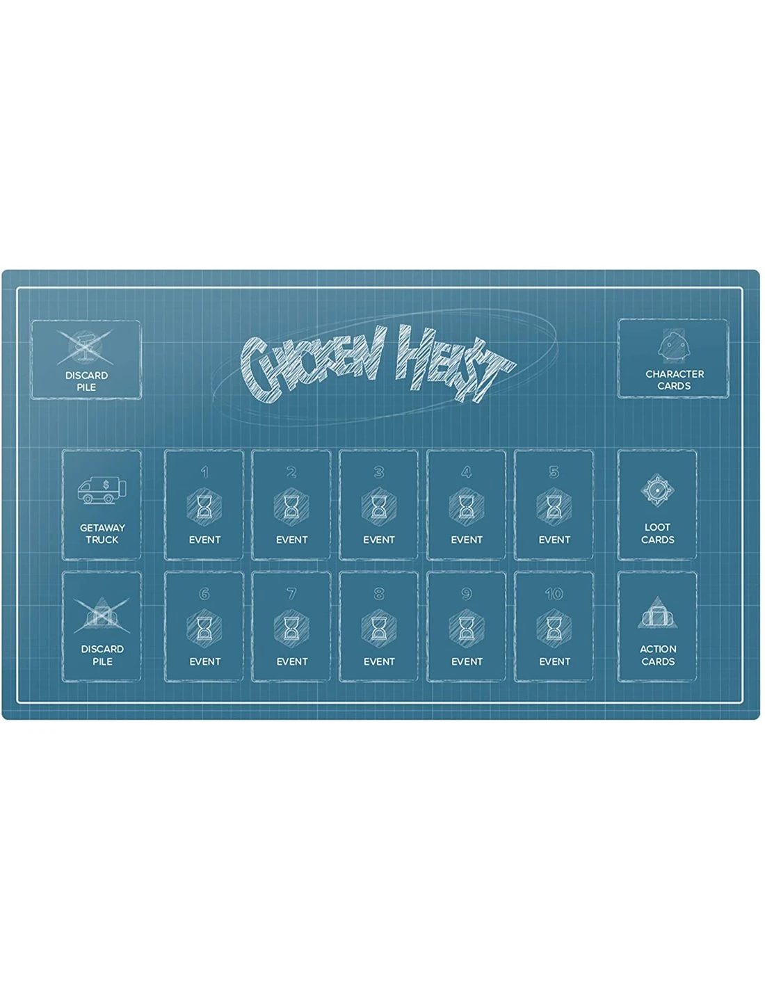 Chicken Heist Playmat 3 Chicken Heist Playmat