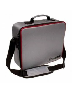 Ultra Pro Collectors Deluxe Carrying Case Silver With Red Trim