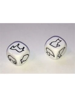 D6 Dobbelsteen Dieren