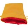 Dice Bag Gold Velvet Dice Bag With Red Satin Lining 4x6 -Spel Winkel dice bag gold velvet dice bag with red satin lining 4x6 1