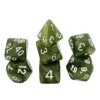 Dice Set Pearl: Lightgreen Powder (7) -Spel Winkel dice set pearl lightgreen powder 7