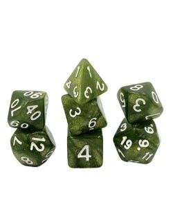 Dice Set Pearl: Lightgreen Powder (7)