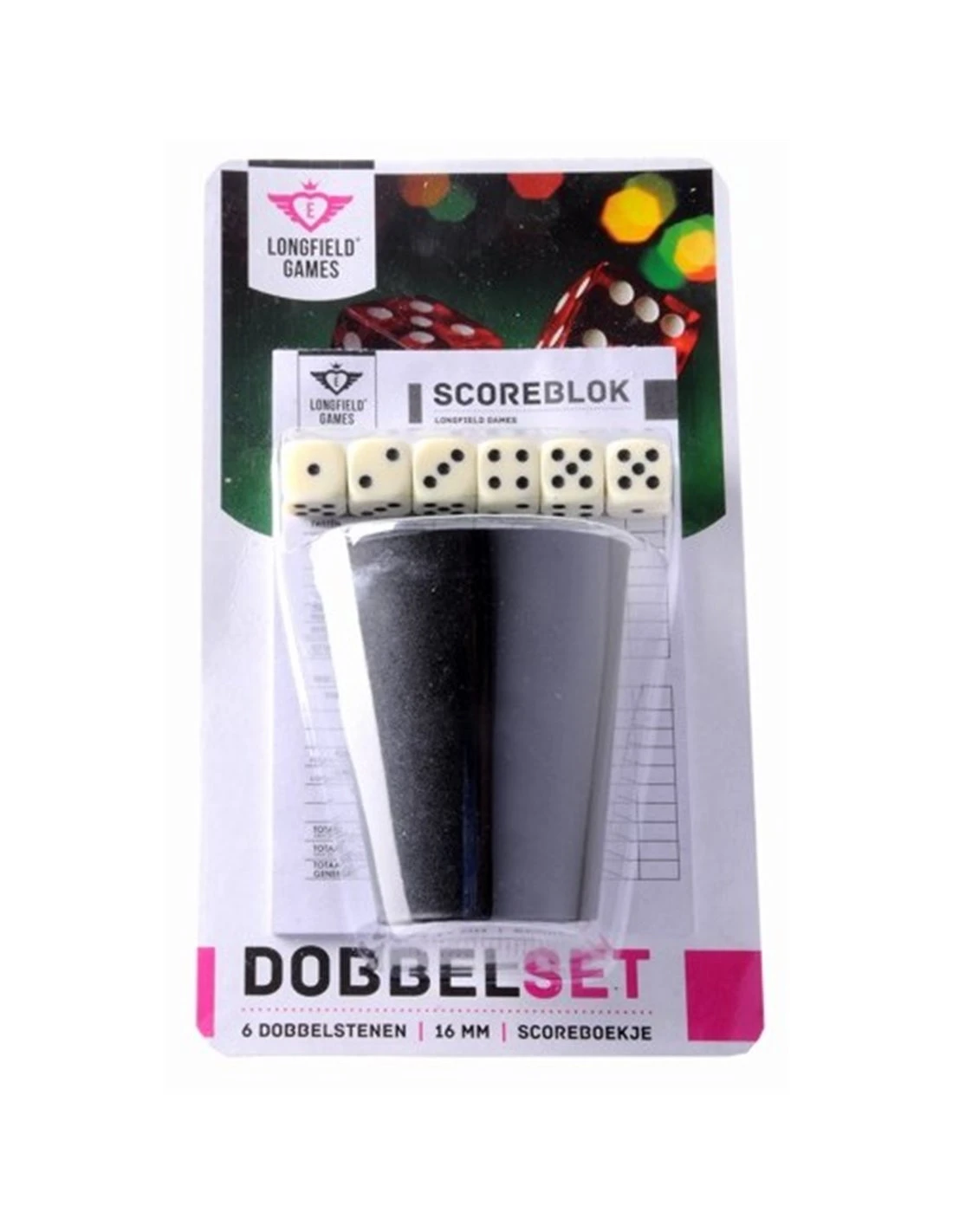 DobbelbekerSET M.6 Dobbelst.blok Blister 3 DobbelbekerSET M.6 Dobbelst.blok Blister