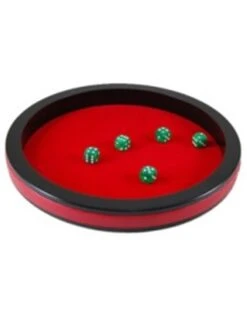 Dobbelpiste Rood Vilt 30 Cm