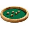 Dobbelpiste XL.Blank Hout 40 Cm.+ 5 Dob.st. -Spel Winkel dobbelpiste xlblank hout 40 cm 5 dobst
