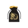 Dragon Black & Golden Suede Zak -Spel Winkel dragon black golden suede zak