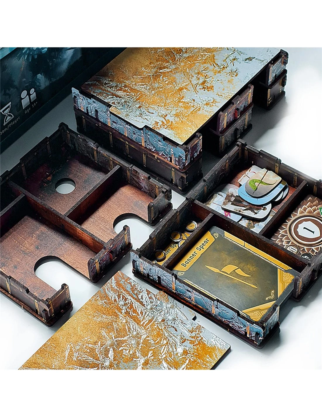 E-Raptor Insert: Frosthaven Organizer With UV Print 6 E-Raptor Insert: Frosthaven Organizer With UV Print - Afbeelding 4