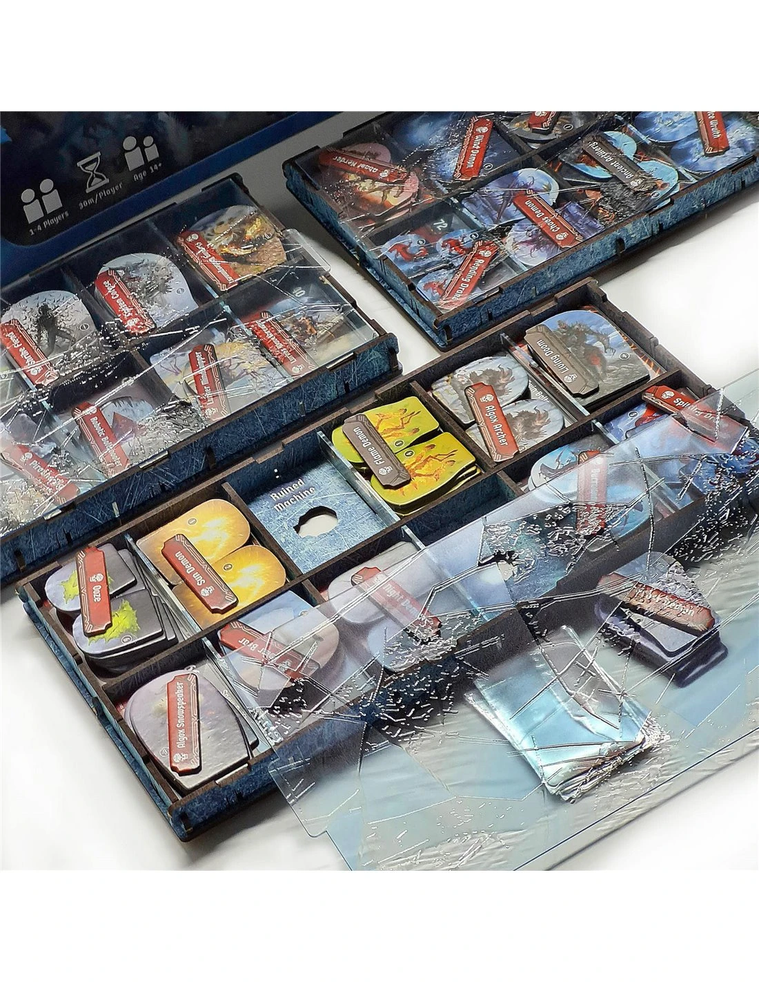 E-Raptor Insert: Frosthaven Organizer With UV Print 3 E-Raptor Insert: Frosthaven Organizer With UV Print