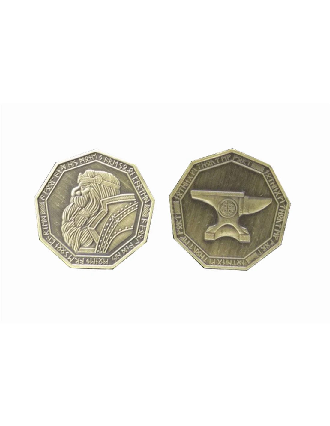 Fantasy Coins - Dwarven Gold (10 Stuks) 3 Fantasy Coins - Dwarven Gold (10 Stuks)