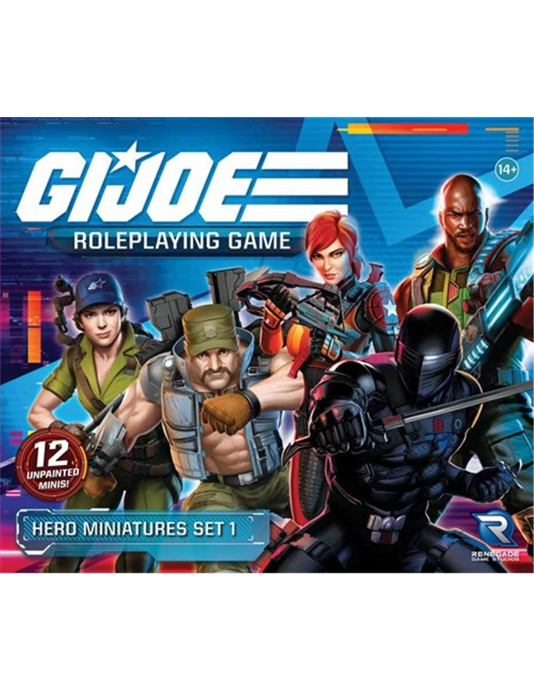 Renegade Game Studios G.I. Joe RPG Hero Miniatures Set 1 3 Renegade Game Studios G.I. Joe RPG Hero Miniatures Set 1