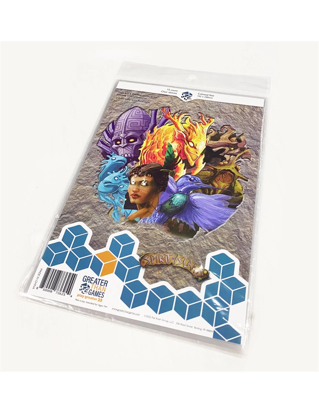 Greater Than Games Colossal Size Sleeves 152x230mm (12 Stuks) 3 Greater Than Games Colossal Size Sleeves 152x230mm (12 Stuks)