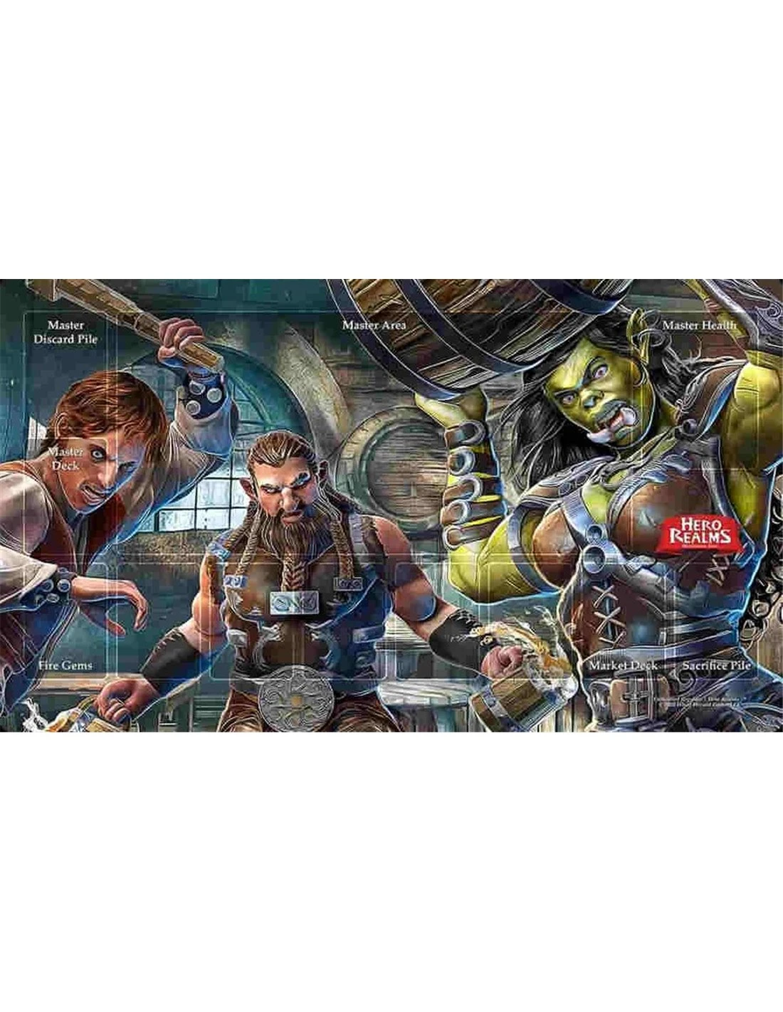 Hero Realms Campaign Playmat Enthralled Regulars 3 Hero Realms Campaign Playmat Enthralled Regulars