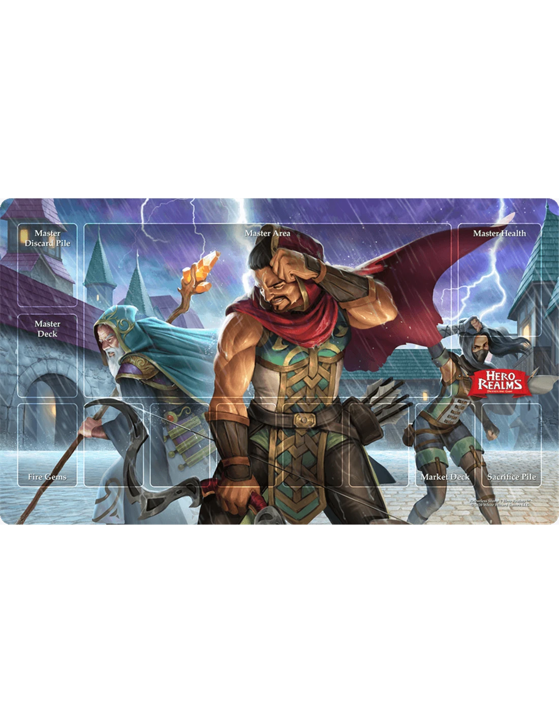 Hero Realms Playmat: Relentless Storm 3 Hero Realms Playmat: Relentless Storm