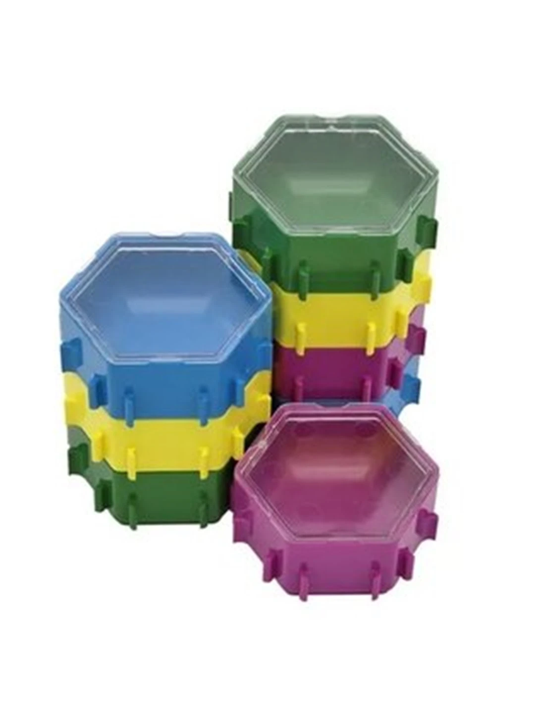 Honeycombs Ressource Tokenbox (set 3 Stuks) 4 Honeycombs Ressource Tokenbox (set 3 Stuks) - Afbeelding 2