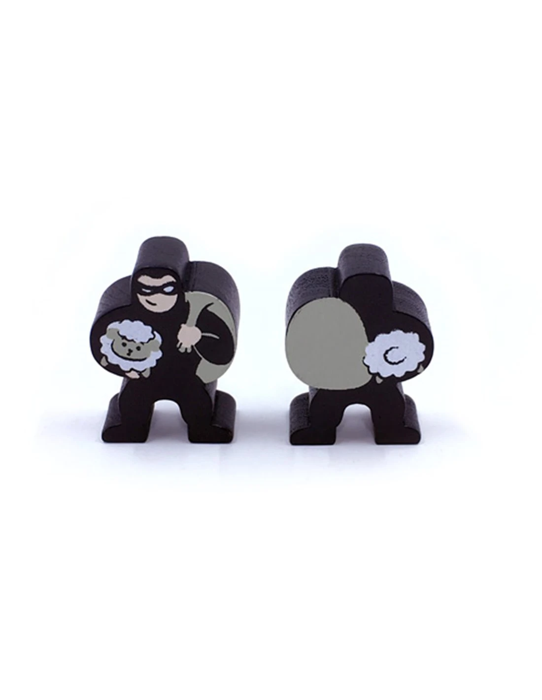 Large 30mm 2-Sided Robber (Compatible With Catan) 3 Large 30mm 2-Sided Robber (Compatible With Catan)