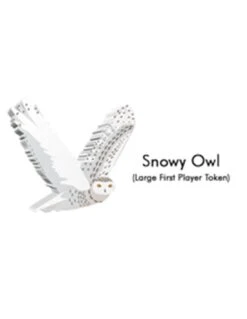 Stonemaier Games Large Snowy Owl First Player Token For Wingspan: European Expansion