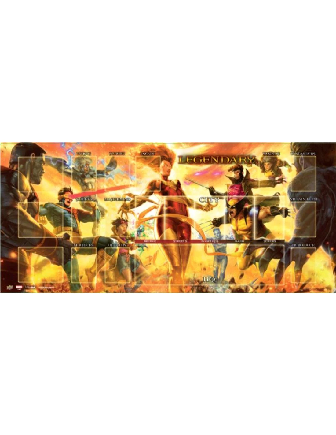 Legendary Playmat Dark Phoenix Vs. The X-Men 3 Legendary Playmat Dark Phoenix Vs. The X-Men