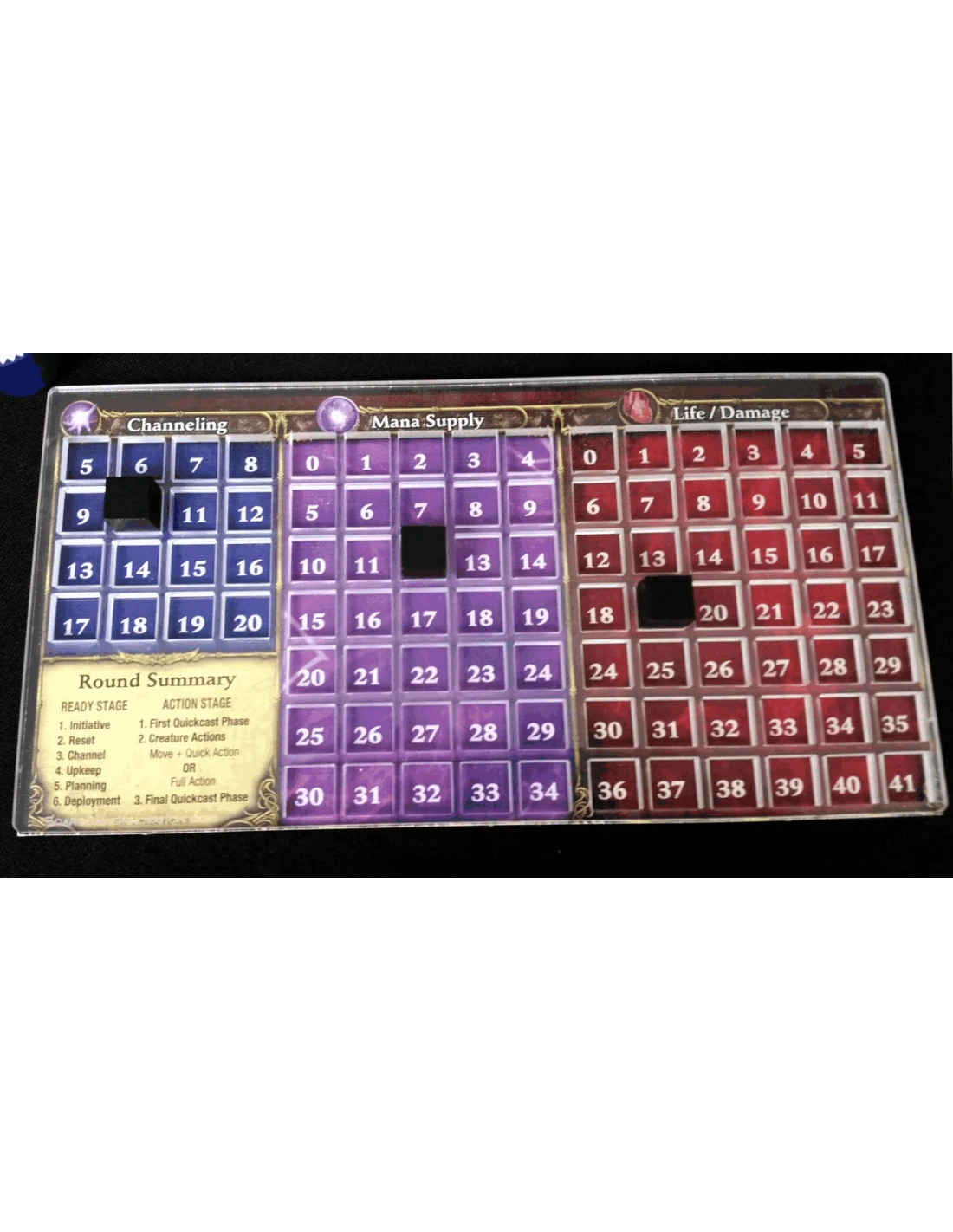 Mage Wars Acrylic Overlay Set 3 Mage Wars Acrylic Overlay Set