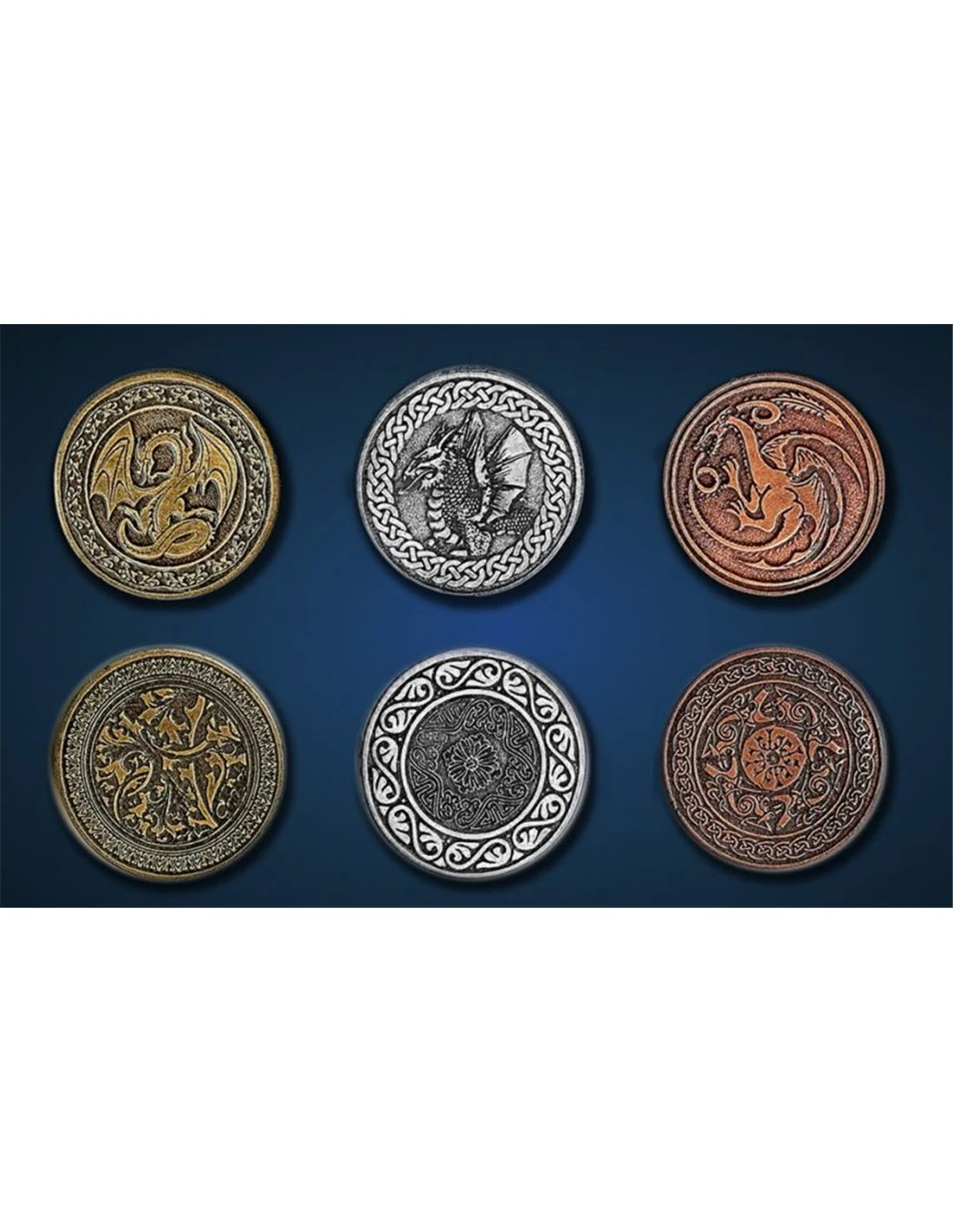 Metalen Munt - Dragon 3 Metalen Munt - Dragon