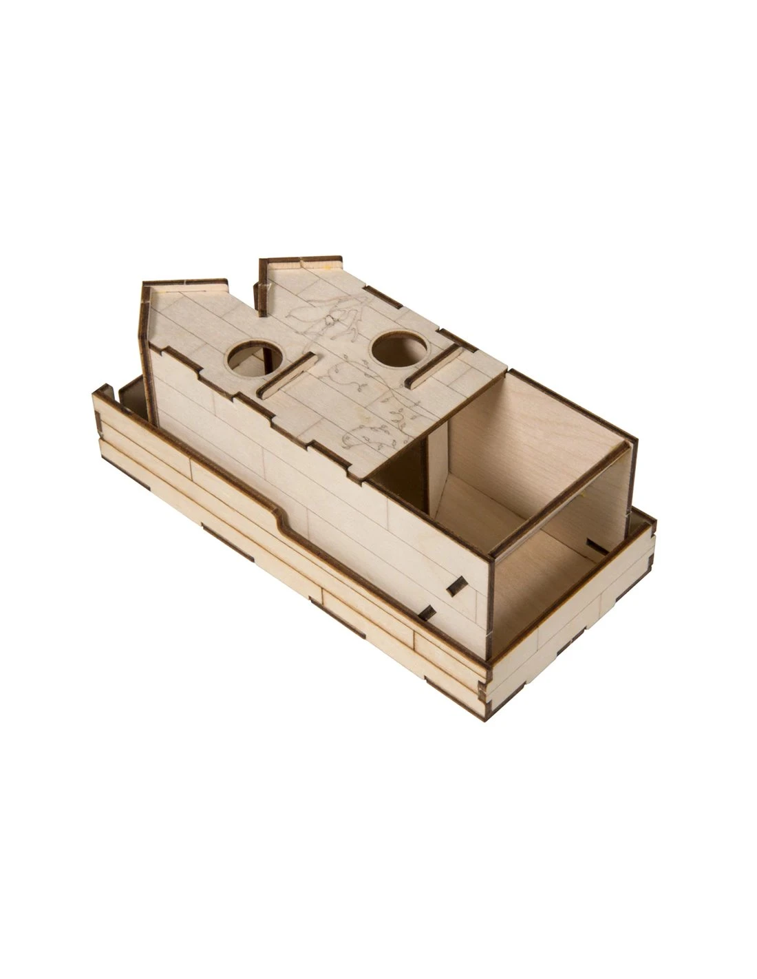 Mini Dice Tower Kit - Birdhouse 4 Mini Dice Tower Kit - Birdhouse - Afbeelding 2