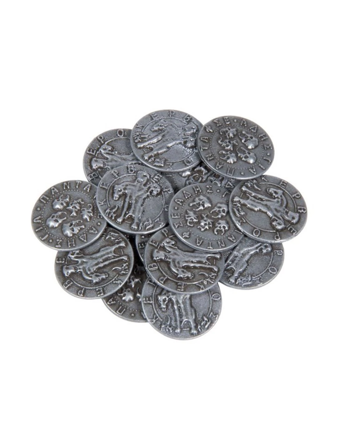 Mythological Monsters Themed Gaming Coins - Small 20mm (15-Pack) 3 Mythological Monsters Themed Gaming Coins - Small 20mm (15-Pack)