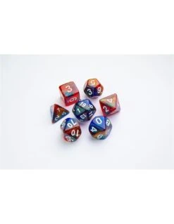 Gamegenic POLYDICE Galaxy Series Mars RPG Dice Set