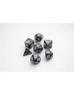 Gamegenic POLYDICE Galaxy Series Moon RPG Dice Set