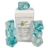 Polyhydral Diceset - 7 Dice: Diffusion Sea Foam 1 Polyhydral Diceset - 7 Dice: Diffusion Sea Foam -Spel Winkel polyhydral diceset 7 dice diffusion sea foam