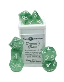 Polyhydral Diceset - 7 Dice: Dryad's Grove