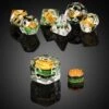 Resin Dice Set (7) Hamburger