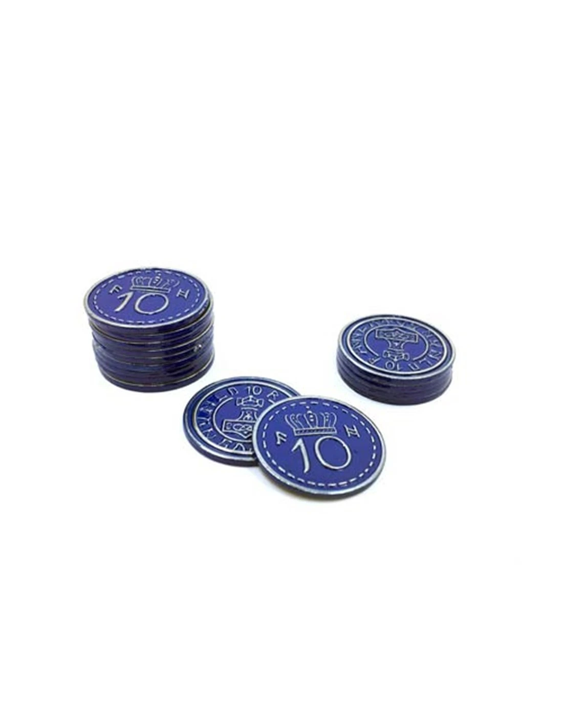 Stonemaier Games Scythe Promo 15 -15 Metal $10 Blue Coins 3 Stonemaier Games Scythe Promo 15 -15 Metal $10 Blue Coins