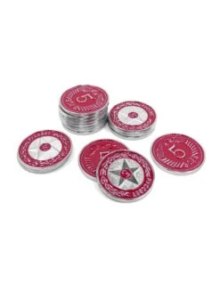 Stonemaier Games Scythe Promo 17 -15 Metal $5 Red Coins