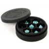 Silicone Round Dice Case Black -Spel Winkel silicone round dice case black