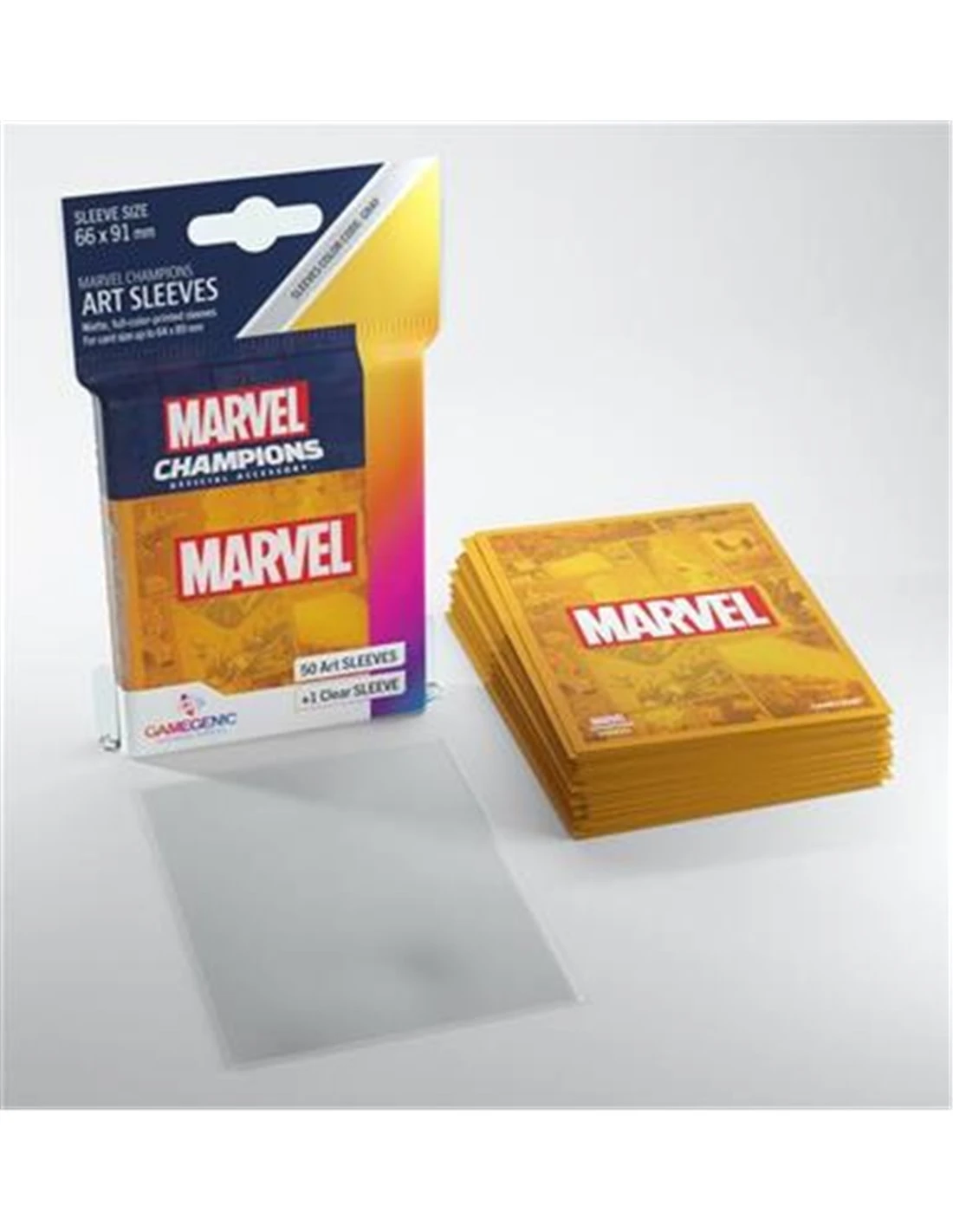Gamegenic SLEEVES Marvel Champions - Marvel Orange 66mm X 91mm (50 Stuks) 3 Gamegenic SLEEVES Marvel Champions - Marvel Orange 66mm X 91mm (50 Stuks)