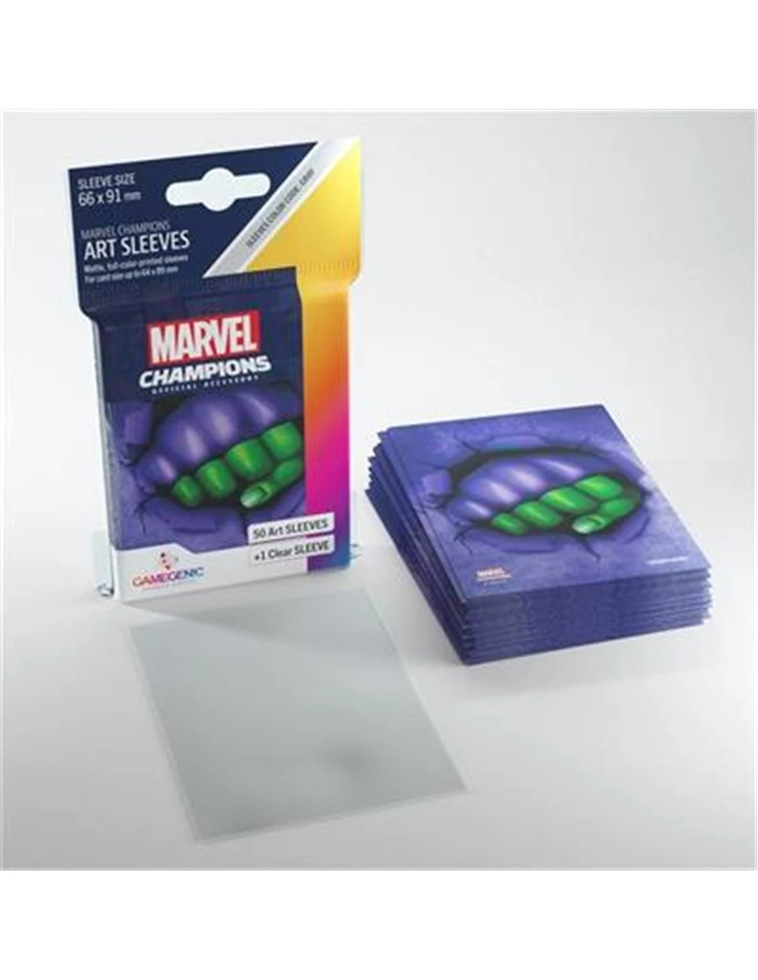 Gamegenic SLEEVES Marvel Champions - She-Hulk 66mm X 91mm (50 Stuks) 3 Gamegenic SLEEVES Marvel Champions - She-Hulk 66mm X 91mm (50 Stuks)